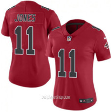 Julio Jones Atlanta Falcons Womens Authentic Color Rush Red Jersey Bestplayer